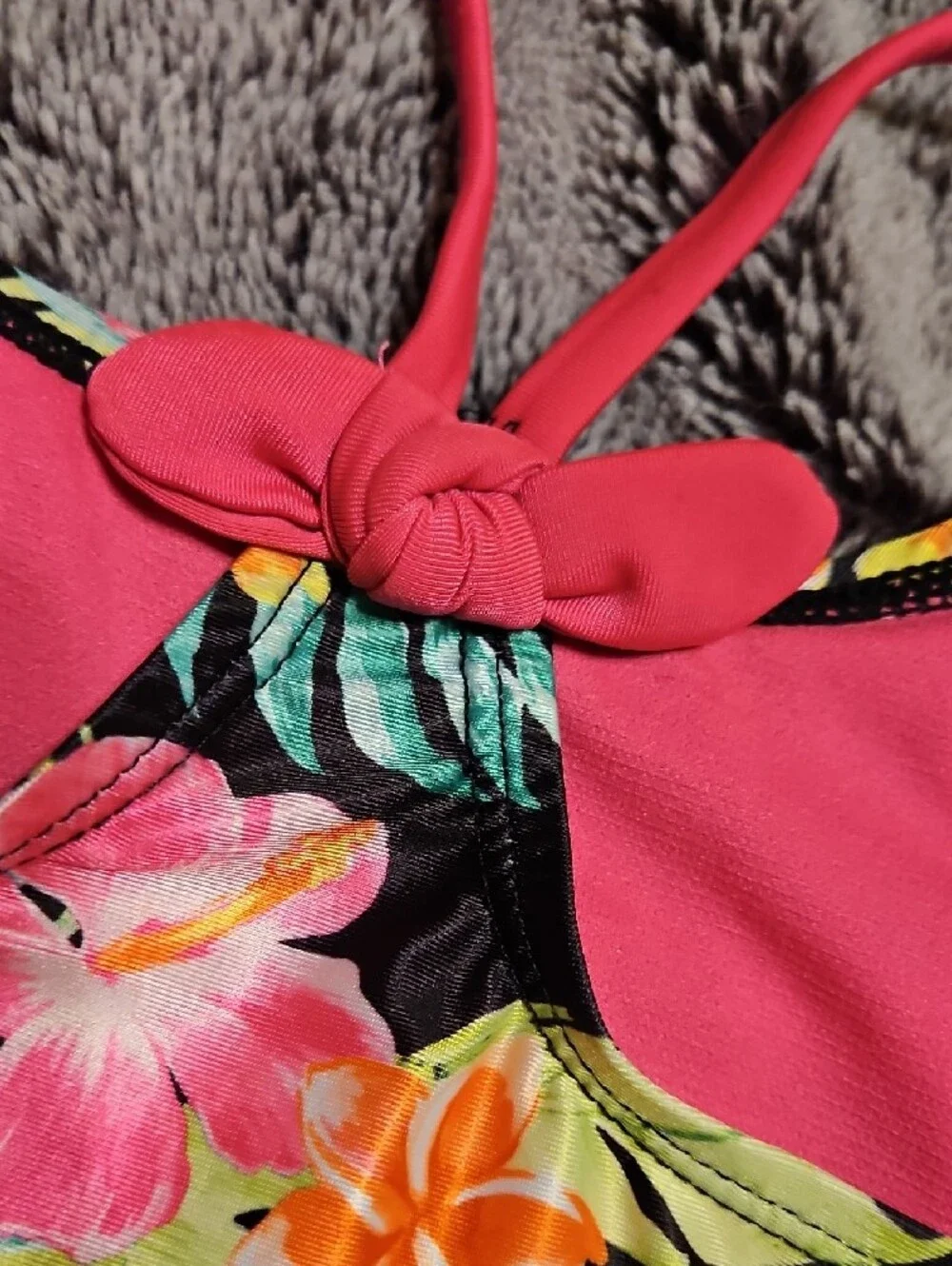 wonder nation Tropical Floral 2 Piece Swimsuit Size Xs